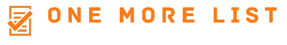 OneMoreList.com logo